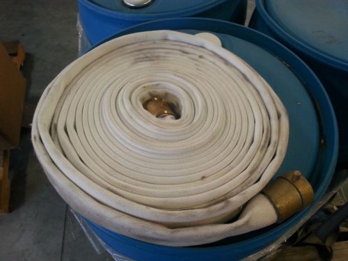 1 3/4&#034; single jacket fire hose w/ 1 1/2&#034; connections for sale