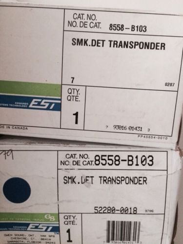 EST 8558-B103 Smoke Detector Transpinder New
