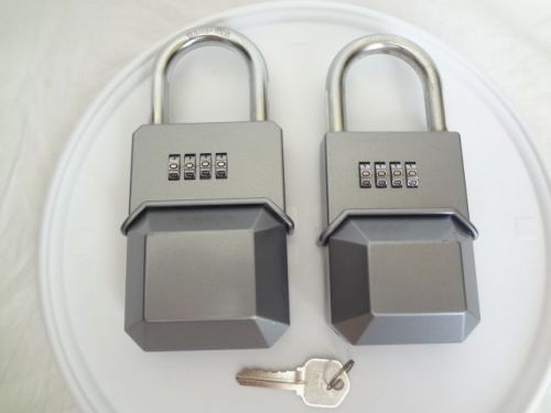 Security Lock Boxes Lockbox Combination Hanging Spare Key Realtor Door Keysafe