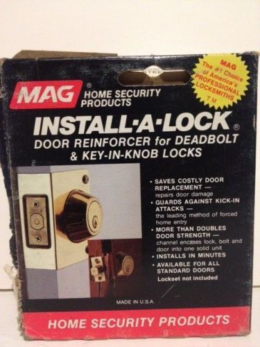 MAG INSTALL-A-LOCK Door Reinforcer for DeadBolt &amp; Key-In-Knob 70-S