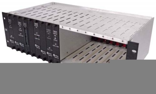 Fiber options 517r 17-slot optic transmitter receiver modular chassis +module #5 for sale