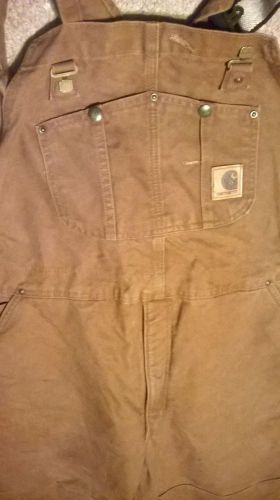 Carhartt insulated overalls R27 BRN