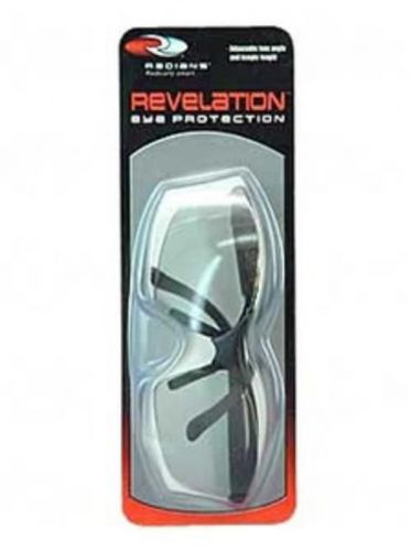 Radians RV01G0CS Revelation Shooting Glasses Black Frame Light Smoke Lens