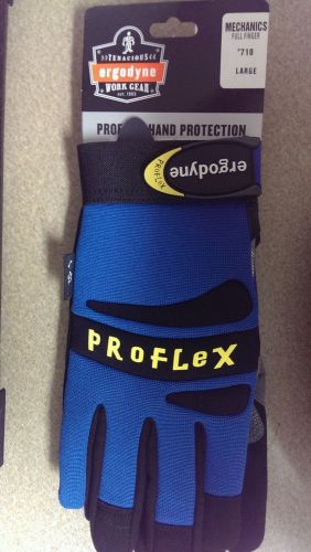 Proflex Tool Handling Glove, Blue/Black, L, PR