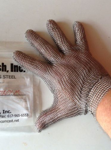1 MEDIUM FACTORY US MESH Inc. Stainless Steel Mesh Safety Glove - No Packaging