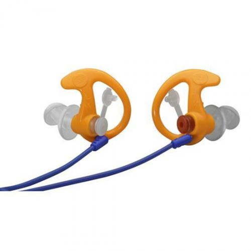 Surefire ep3-or-lpr ep3 sonic defender earplugs orange double flanged earplugs l for sale