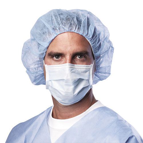 Medline Standard Procedure Mask, Blue, 50 Masks/Box. Sold as Box of 50