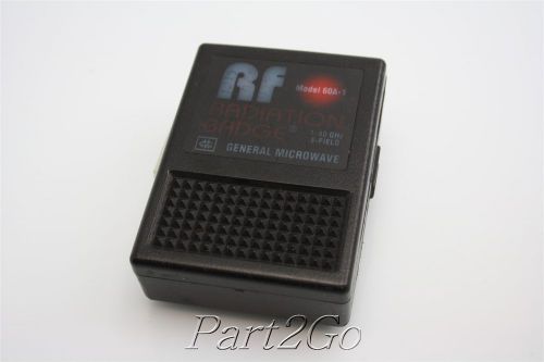 Geiger counter radiation badge 1-40 ghz hazard meter e-field model 60a-1 for sale