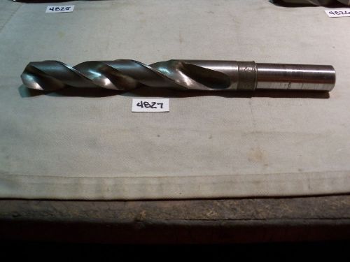 (#4827) used machinist 27/32 inch usa made straight shank drill for sale