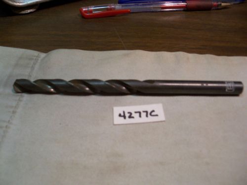 (#4277C) New Machinist USA Made 23/64 Straight Shank Taper Length Style Drill