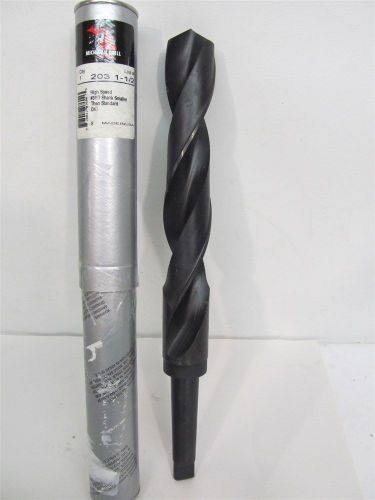 Michigan drill 203 1-1/2, 1 1/2&#034;, 3mt hss smaller than std taper shank drill bit for sale