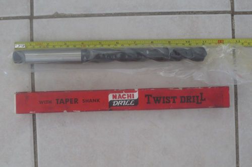 Nachi taper shank twist drill 27/32 mt 3 for sale