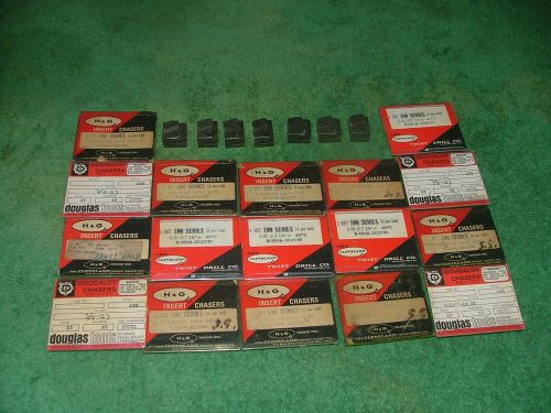 H &amp; G Die Head Chasers &amp; Parts ? 17 packs of chasers 3/8-27 the whole lot