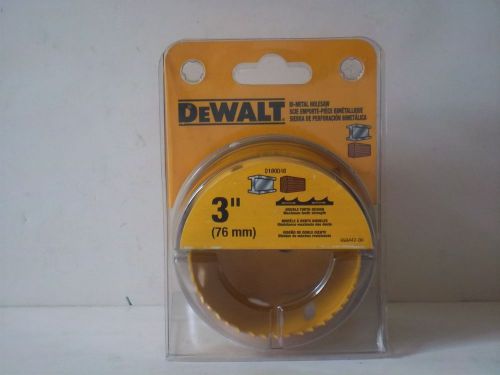 NEW! DEWALT D180048 3-INCH STANDARD BI METAL HOLE SAW