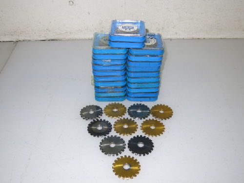 32 MONNIER ZAHNER AG CARBIDE FORM MILLING CUTTER/SAW LOT, 55-45/NT, 4202A