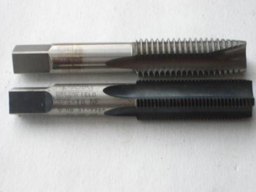 3/4&#034; Hand Taps NC Taper and NF Botoming Set of 2