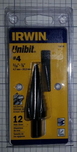 Irwin #4 Unibit - 3/16 inch to 7/8  inch