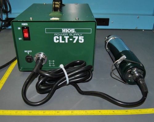 HIOS CLT-75 POWER SUPPLY + CL-9000 ELECTRIC TORQUE SCREWDRIVER  (S13-4-1W)