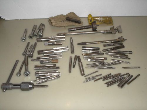 Nice clean lot of machinist taps, cutters NR