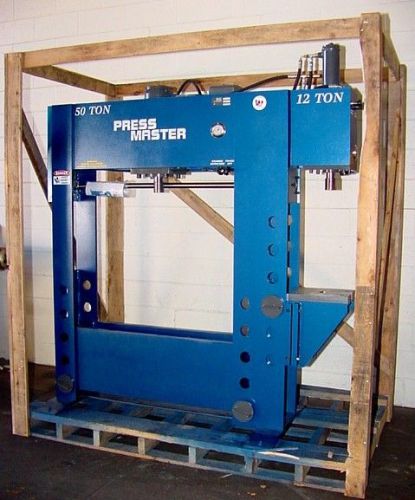 New pressmaster combination 50 ton h-frame press &amp; 12 ton broaching press for sale