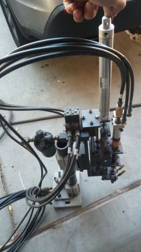 Dual pneumatic screwdriver fed press for sale