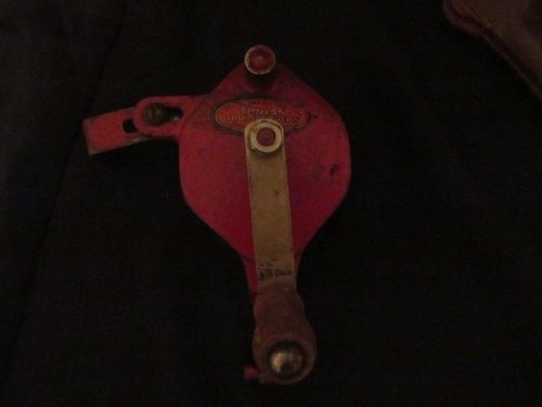 Vintage Trojan Hand Crank Grinder Sharpening Tool Bench Clamp NO grinding wheel