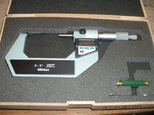 Mitutoyo 293-723-30 digital micrometer, 2-3 inch, 0.001 mm with case for sale