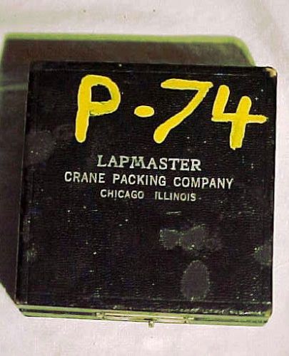 Crane Packing Co. Lapmaster Optical Flat