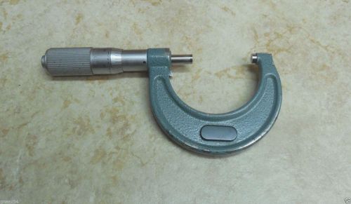 MITUTOYO  MICROMETER #103-136, WITH FRICTION THMBLE; 1-2&#034;-RANGE,  .0001&#034; RES.