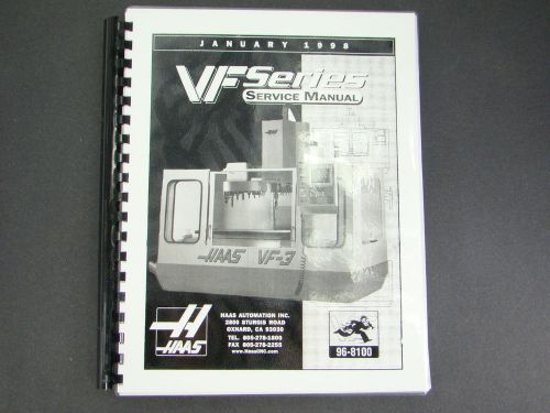Haas vf series  milling machine service manual  jan 1998  *114 for sale