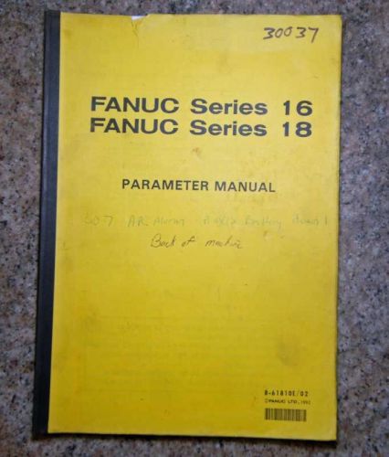 Fanuc Series 16 And 18 Parameter Manual (Inv.30037)
