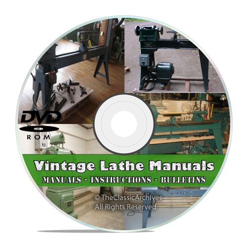 Lathe Owners Manuals, Instructions, Parts List, Atlas, Monarch Machine, 350+ V46
