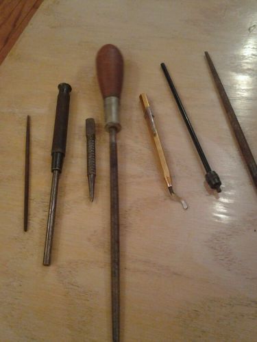 LOT OF VINTAGE MANCHIST FILE AND TOOLS