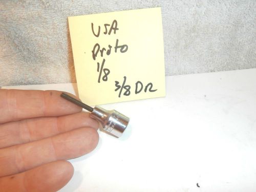 Machinists 1/1/a buy now  usa proto 1/8  socket 3/8 drive for sale