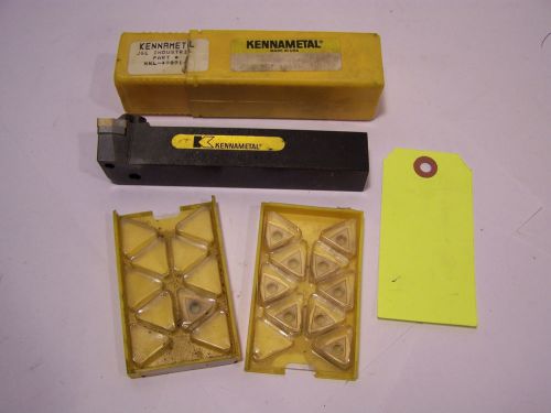 KENNAMETAL MWLNR-164DNL7  WITH 9 KC850 BLADES AND 1 KC730. USED. NW1