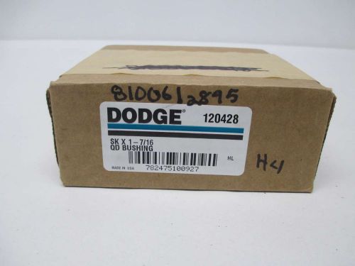 NEW DODGE RELIANCE 120428 SK X 1-7/16 QD BUSHING D349990