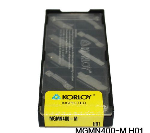 New 10pcs Korloy MGMN400-M Ho1 Aluminium Parting off Carbide Insert CNC lathe