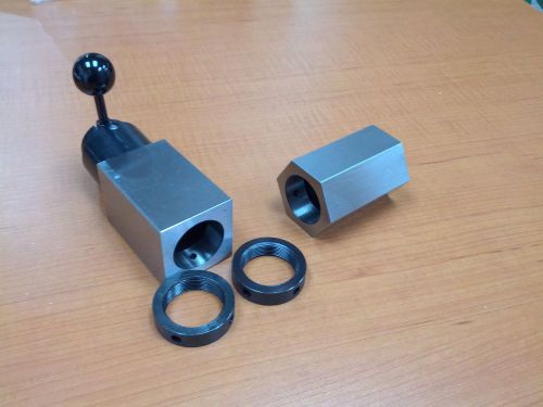 Collet block chucks for 5c round, hex or square collets, #2250-2080 for sale