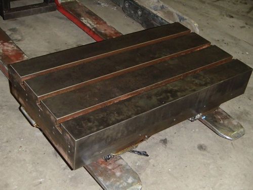 26&#034; x 14&#034; x 5.75&#034; Steel Welding 3 T-Slotted Table Cast Iron Layout Plate