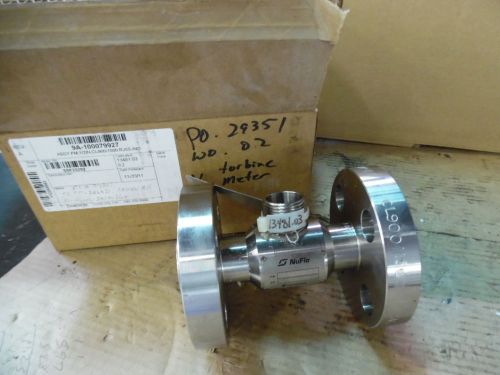 Cameron 9a-100079927a nu flo 1/2&#034; turbine meter, sn: .5sf23292, new- in box for sale