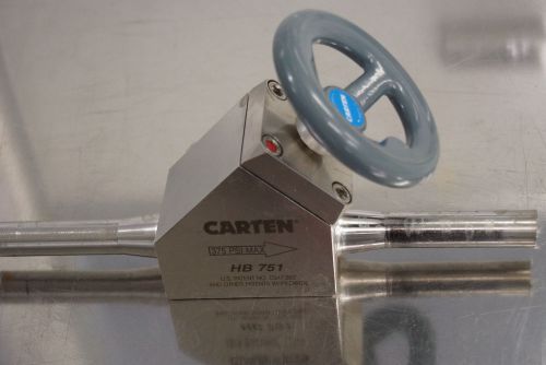 Carten HB751 3/4&#034;OD, Ultra High Purity Bellows Gas Valve