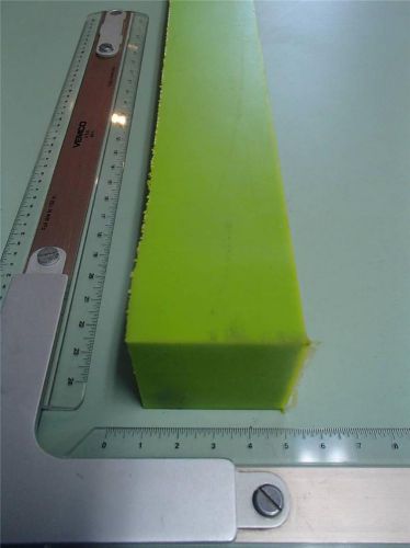 2&#034;x 2&#034; x 32&#034;  urethane / polyurethane 70a  green bar  p/n 11130 for sale