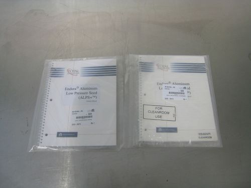 Applied materials amat endura alps+ chamber manuals 0230-00215 and 00216 new for sale
