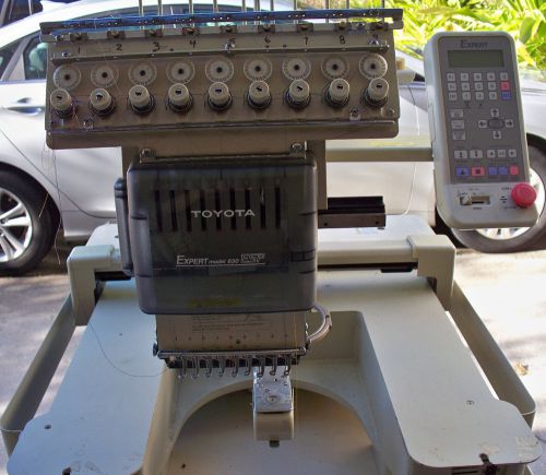 Toyota Expert  Model 830 ESP Embroidery Machine on Stand  Apparel Equipment