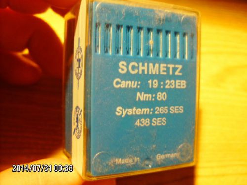 100 pc SCHMETZ sewing machine needles UY 163 GAS SES NM 80/32