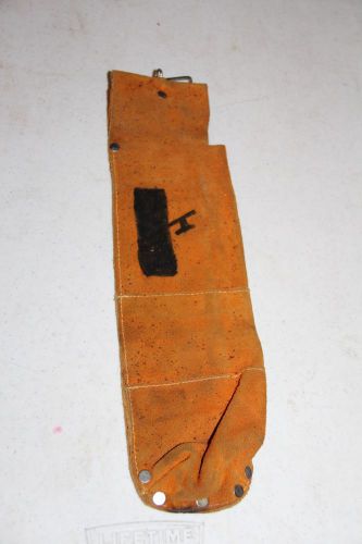 Professional  leather electrode holder welding rod bag for sale