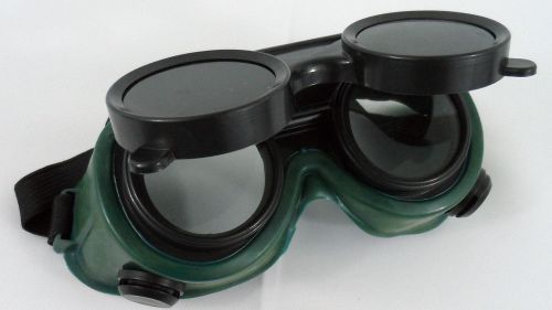 New Steampunk Goggles Vintage Style Welding Flip Up Style Glasses Costume