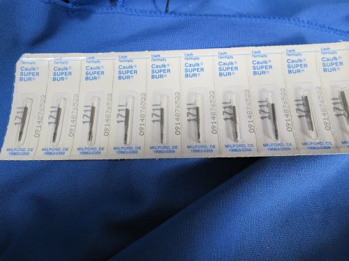 Fg 171l dentsply/ caulk super bur, set of 10, swiss made for sale