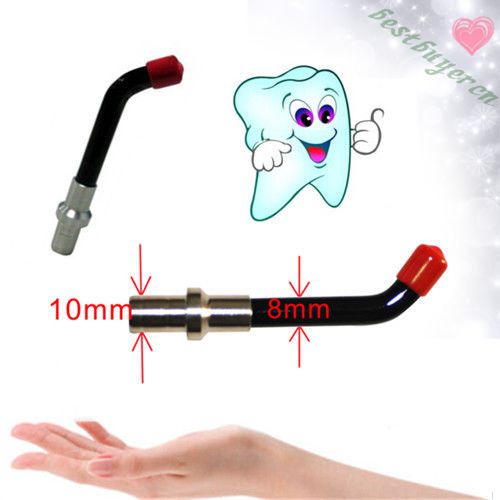Curing Light Guide Rod Tip Glass LED Tip Black Red *8mm*10mm Use/DentistOptical