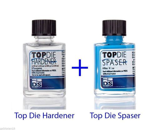 2 pcs of DENTAL Lab Product - TOP DIE SPASER + TOP DIE HARDENER
